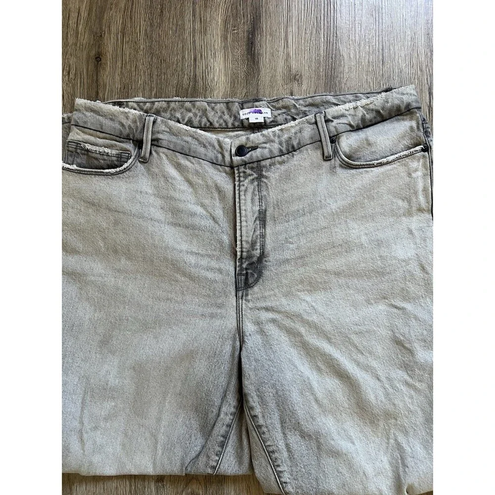 Anthropologie Good American Jeans Women Size 15 Distressed